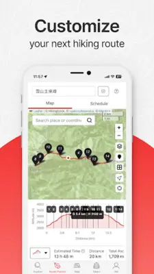 Hikingbook Hike, Bike & Run android App screenshot 2